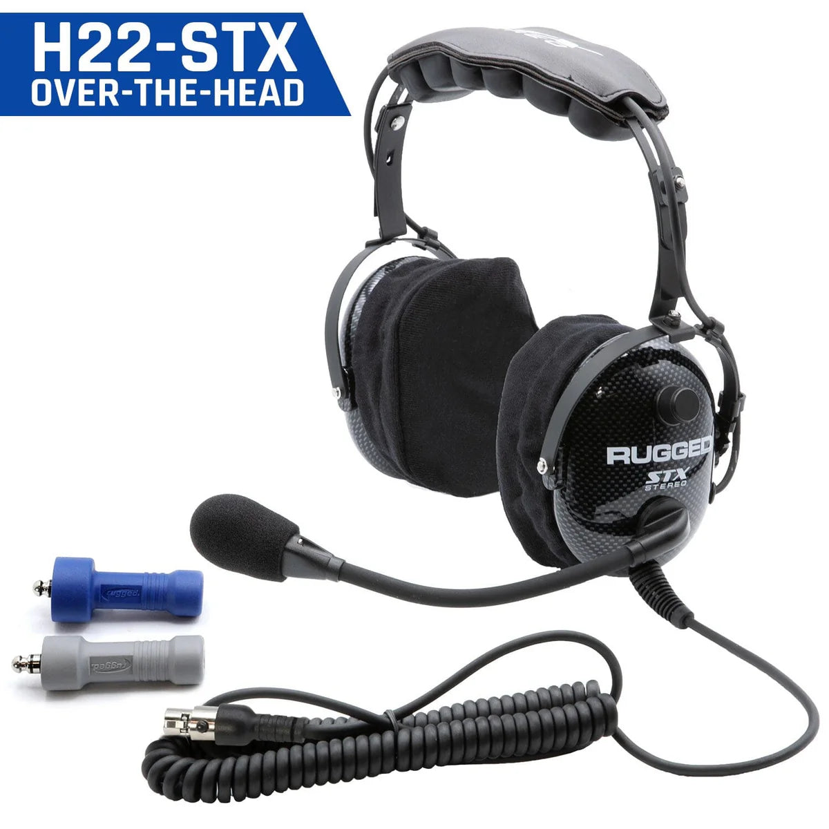 Intercom Headsets for Rugged Radios and PCI radios - Over or Behind The Head Style